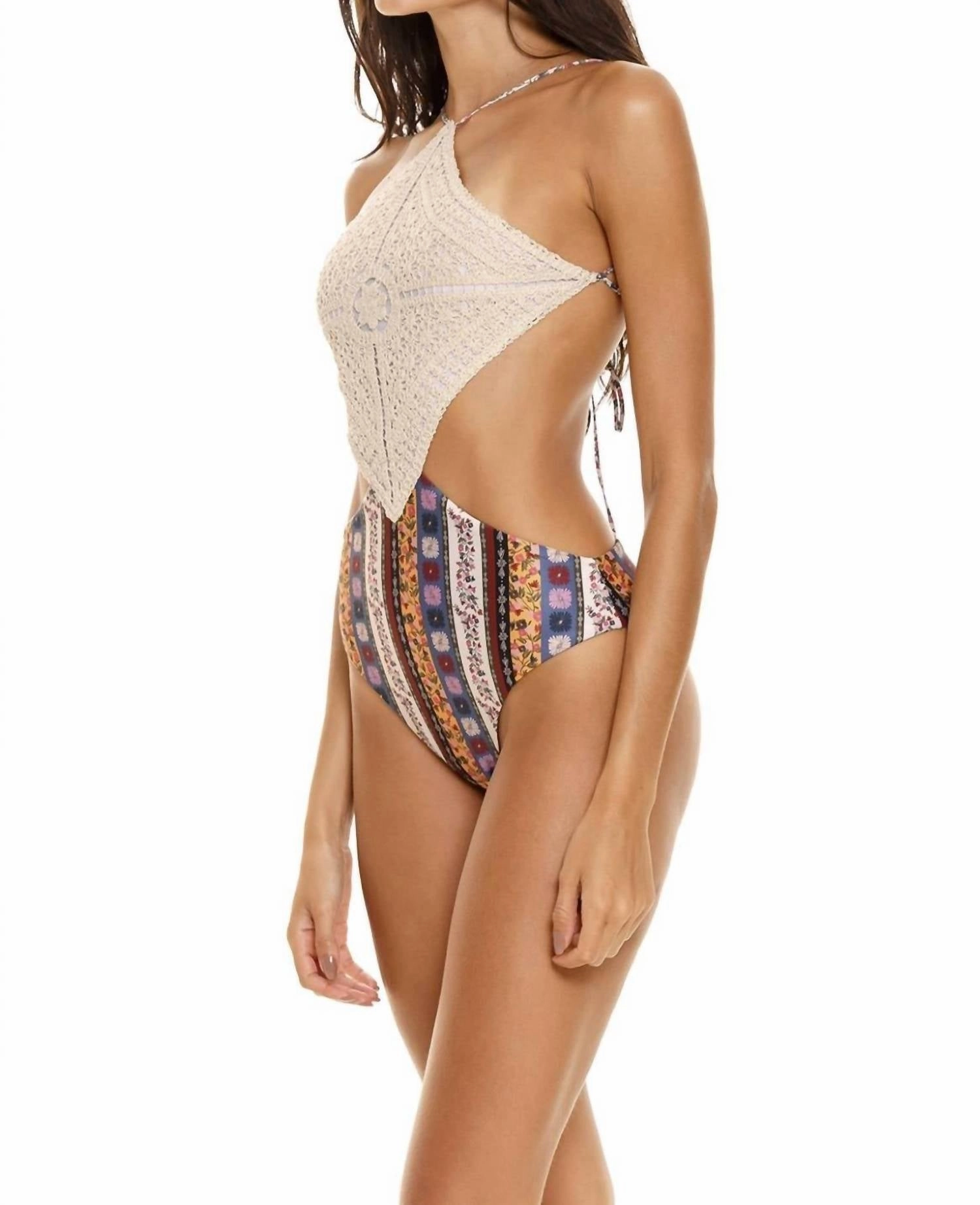 Adara One Peice Swim In Assorted