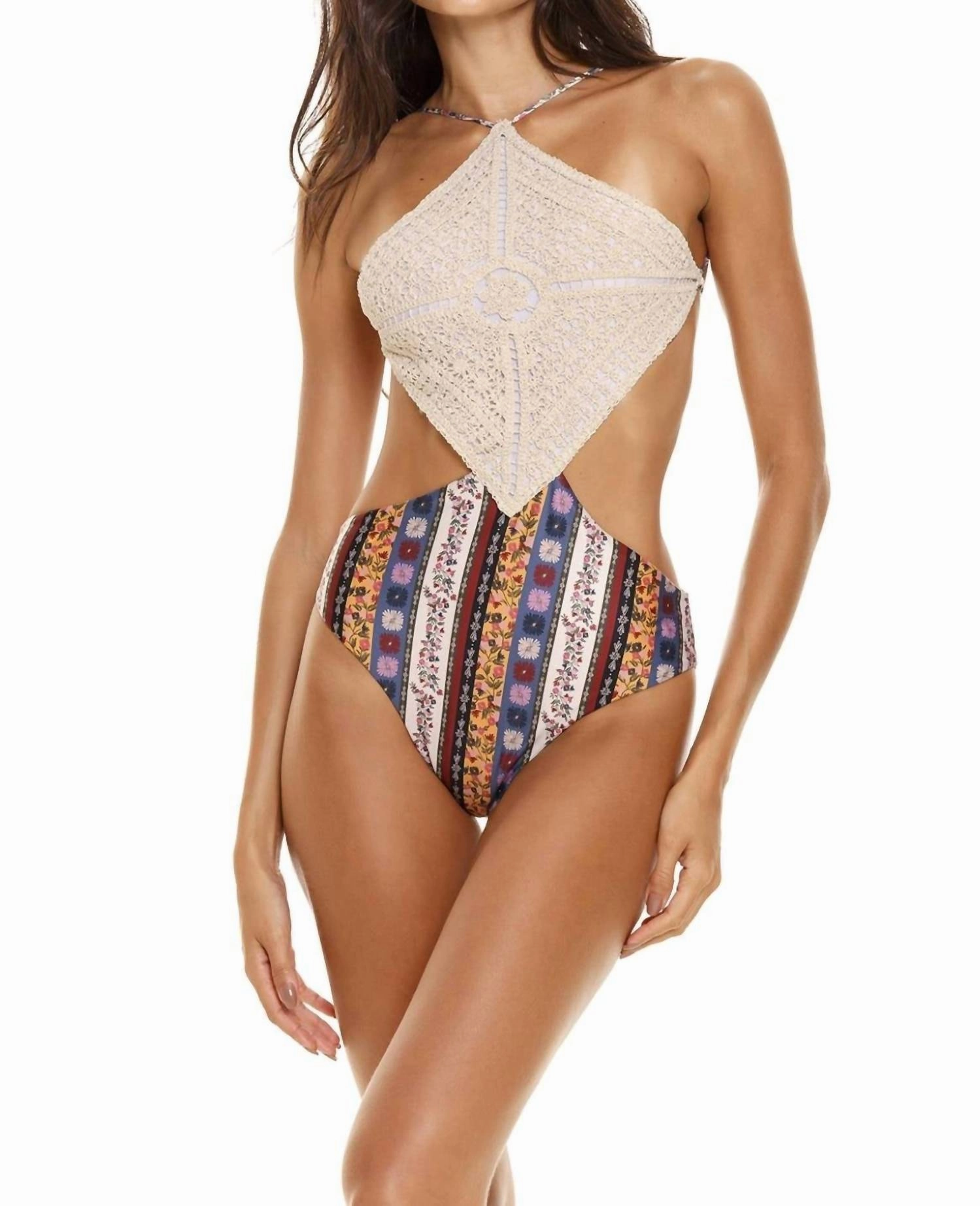 Adara One Peice Swim In Assorted