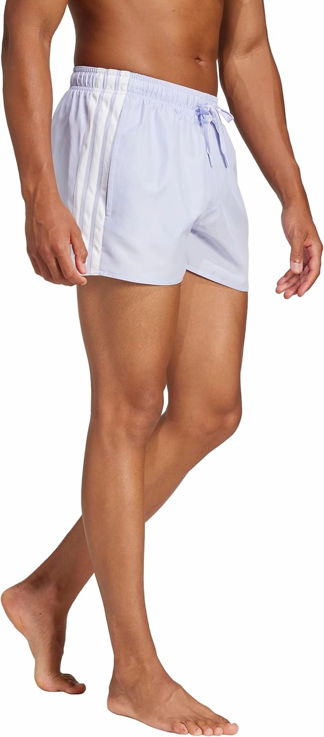 adidas Men's 3-Stripes 3-Inch Swim Shorts