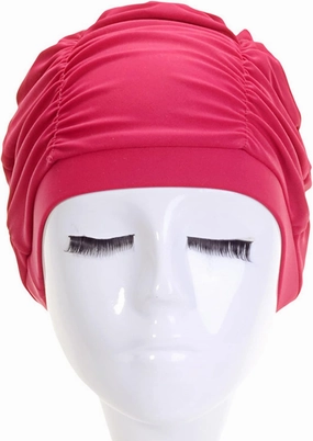 Adult Swim Cap for Women Long Hair, High Elasticity Fabric Swimming Pool Cap Non Waterproof Y-S-H-1