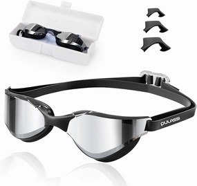 Adult Swimming Goggles Anti-fog Pool Goggles No Leak Mirrored Swim Goggles for Men Women Teenagers Anti UV