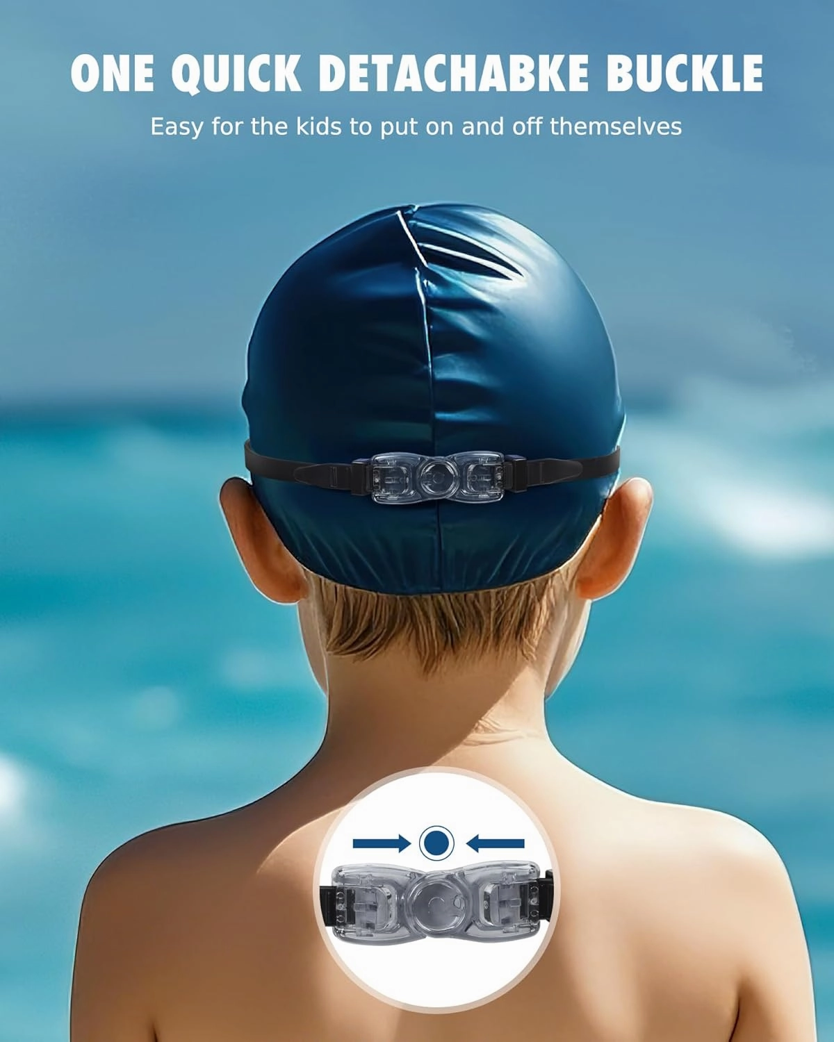 Aegend Kids Swim Goggles, Pack of 2 Swimming Goggles for Children Boys & Girls Age 3-14