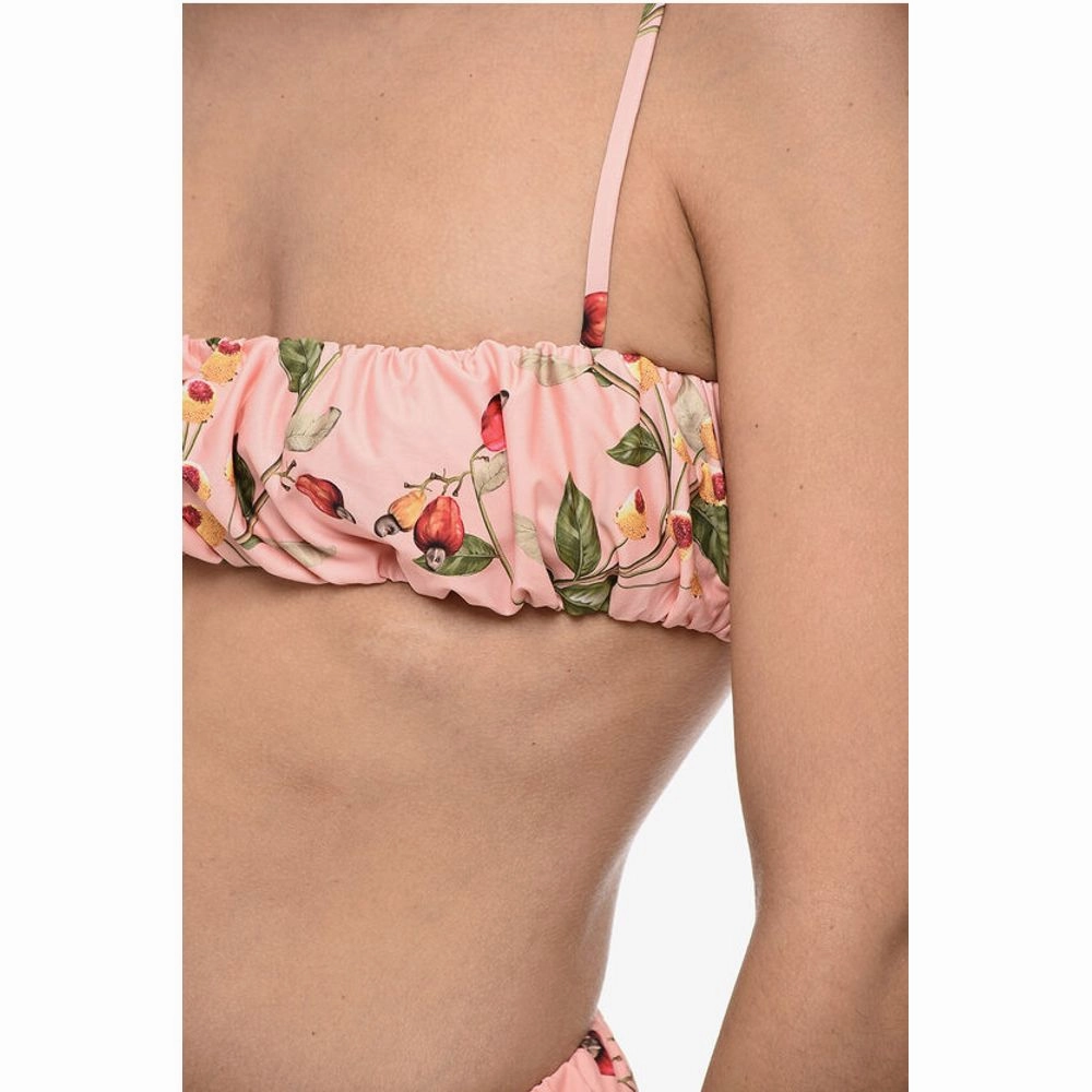 Agua by Agua Bendita Gathe ENELDO FRUTAL Bikini Set with Bandeau Women's Top