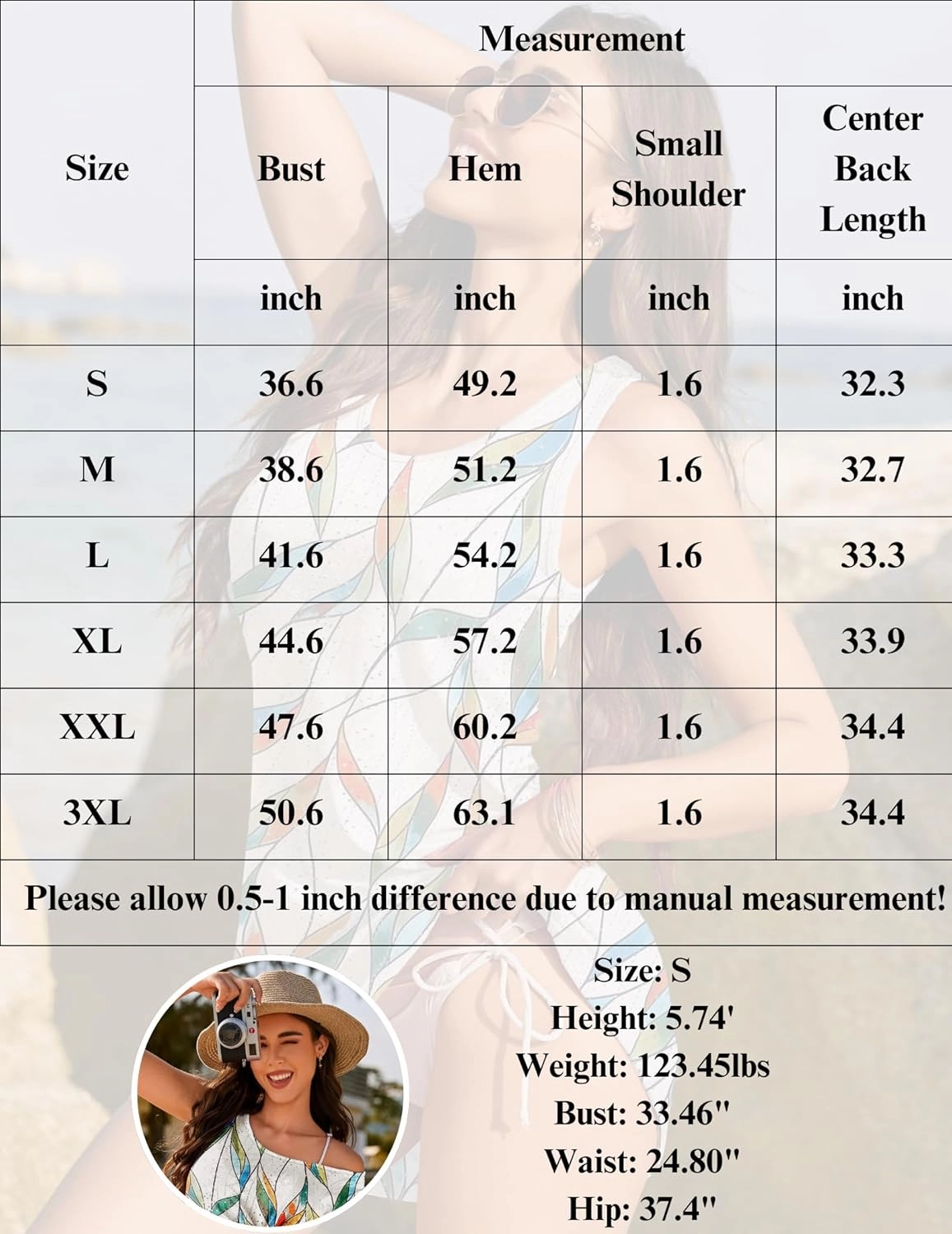 AI'MAGE Womens Swimsuit Coverup Hollow Out Bathing Suit Cover Up Sleeveless Bikini Beach Cover Up Tank Dress S-3XL
