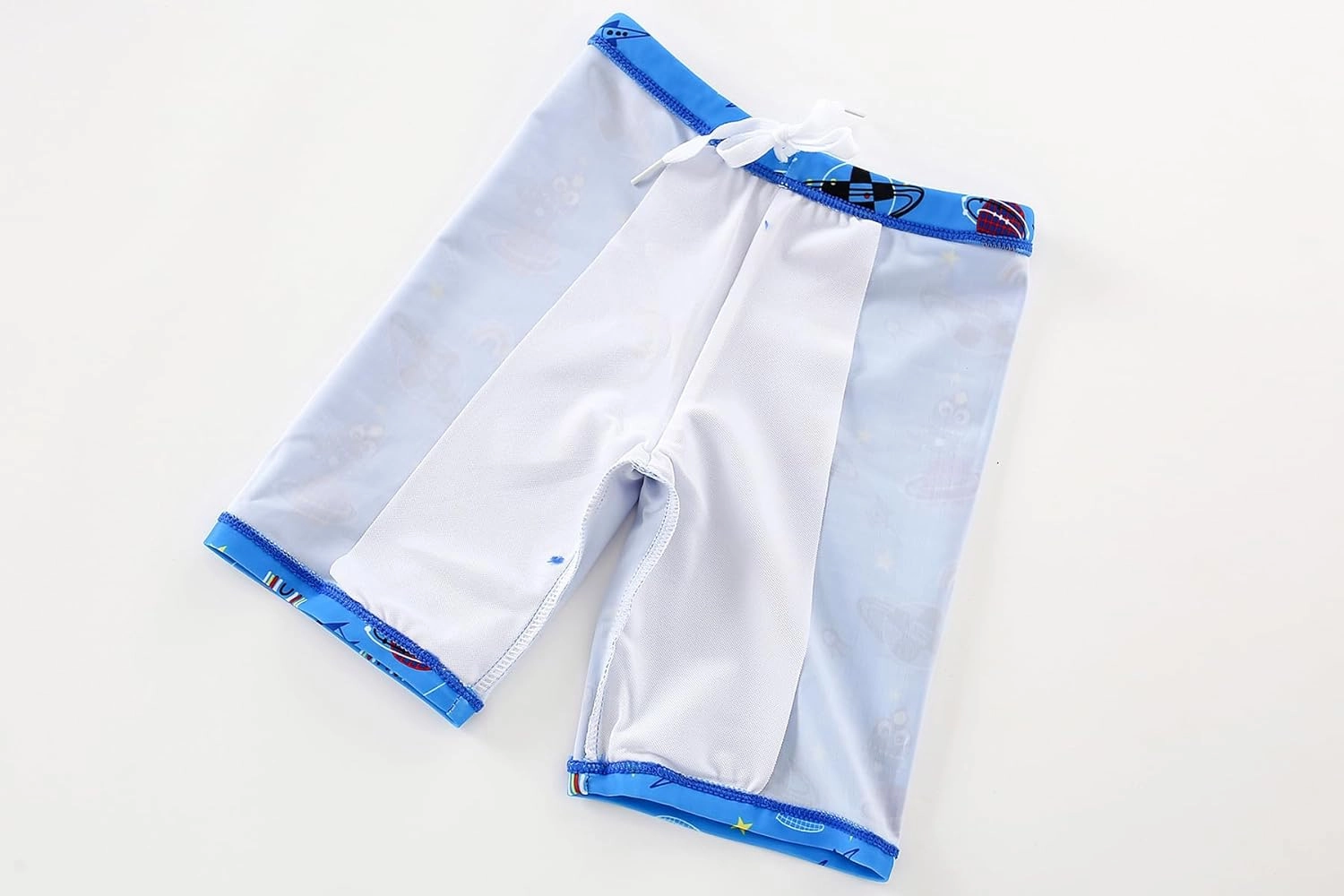 AIWUHE Toddler Boys Swimsuit Set Two Piece Shark Bathing Suit Boys' Swimwear Trunk and Rashguard Set 2-7Y
