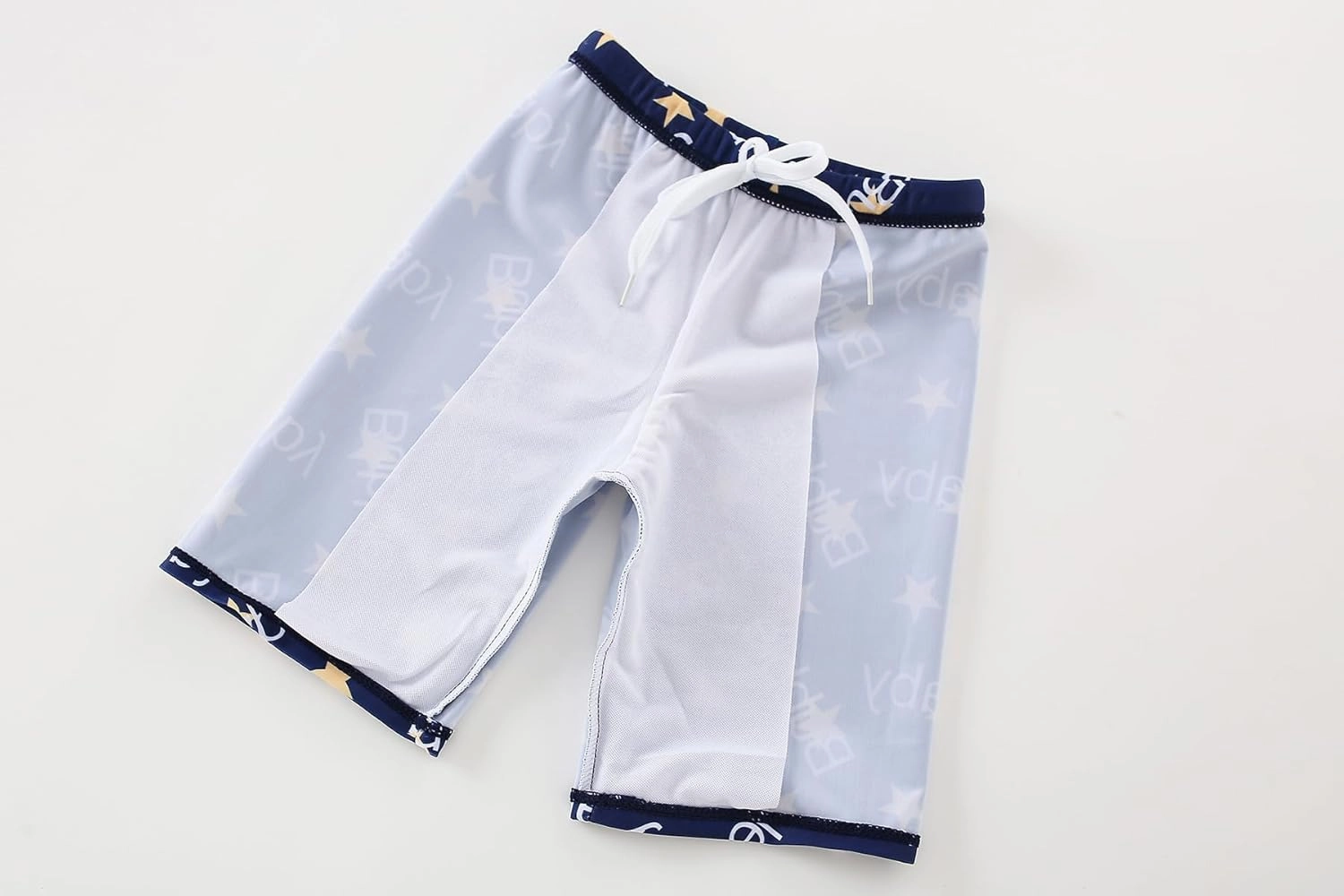AIWUHE Toddler Boys Swimsuit Set Two Piece Shark Bathing Suit Boys' Swimwear Trunk and Rashguard Set 2-7Y
