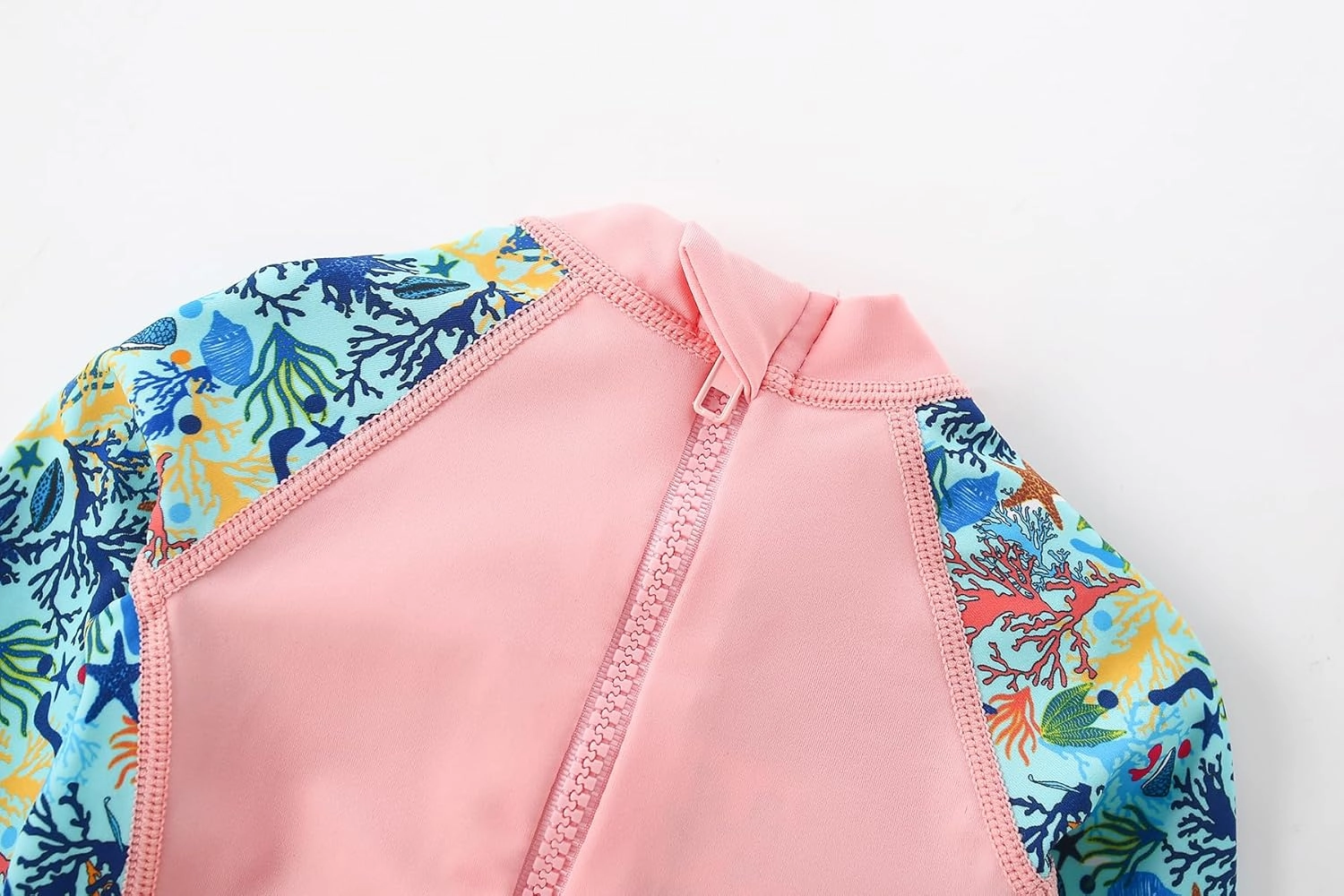 AIWUHE Toddler Full Body Swimsuit Girls One Piece Swimwear Long-Sleeve Rash Guard UPF 50  Bathing Suit Sunsuit Sets 2-8Y