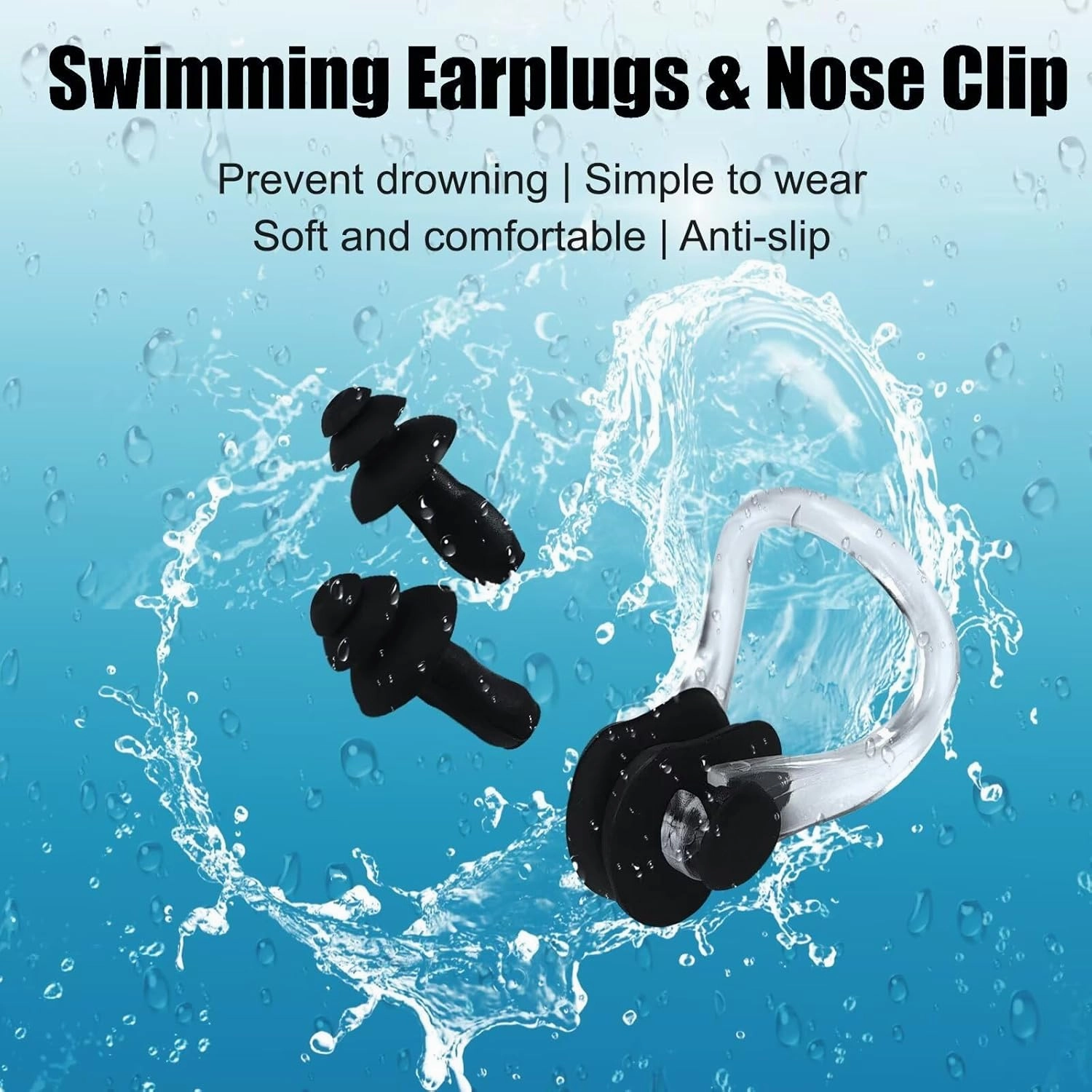 Alepo Extra Large Swim Cap for Women Men, Durable Silicone Swimming Hat with Ear Protection, Unisex Adults Bath Swimming Caps for Long Thick Curly Hair & Dreadlocks Braids Weaves Afro Hair