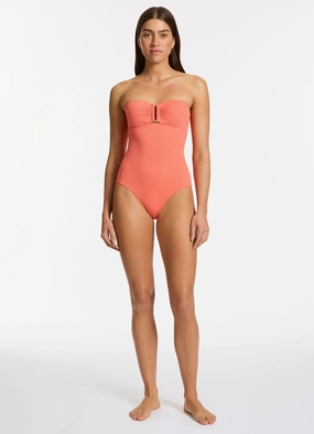 Alessia Bandeau One Piece - Guava