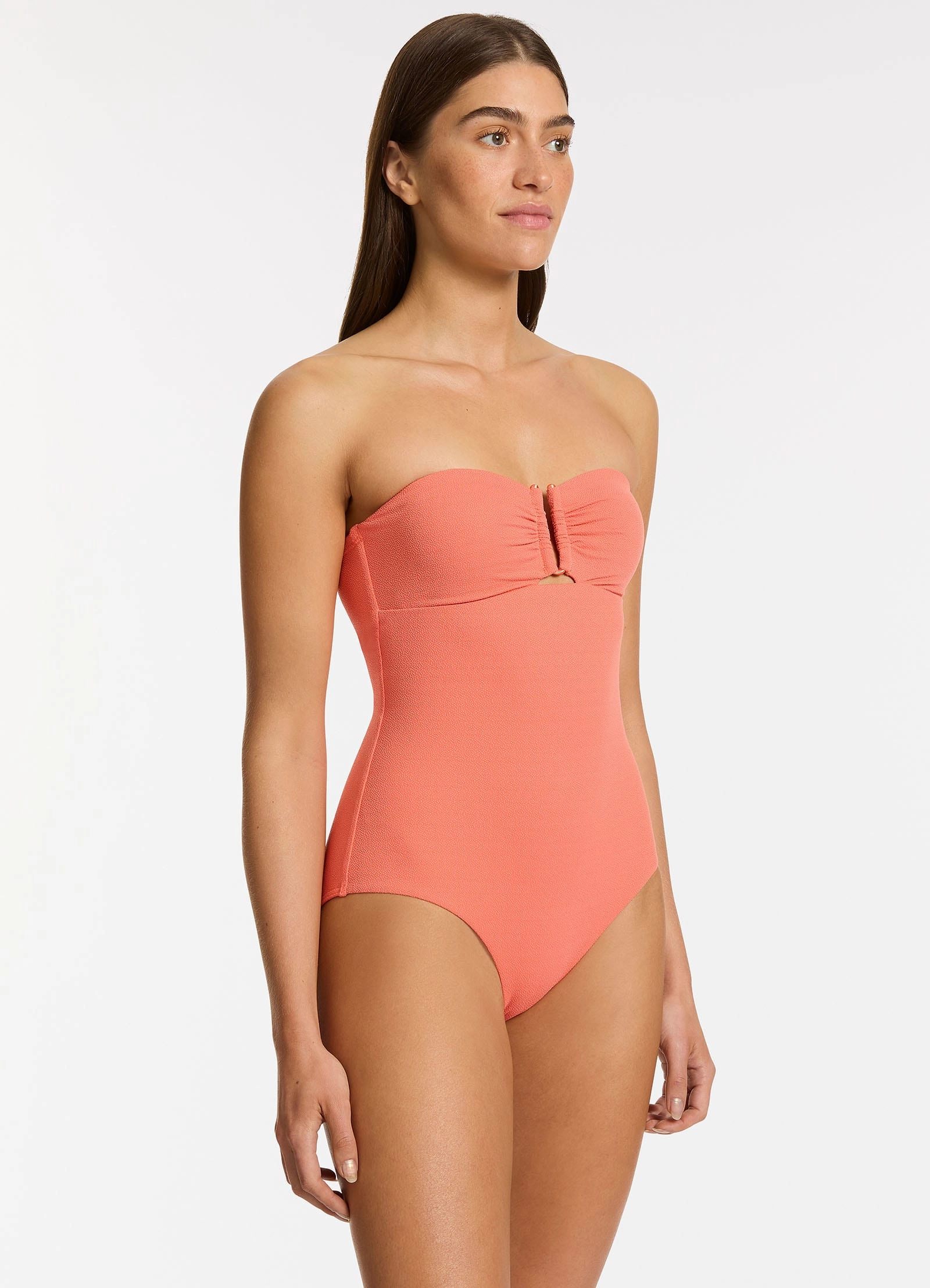 Alessia Bandeau One Piece - Guava
