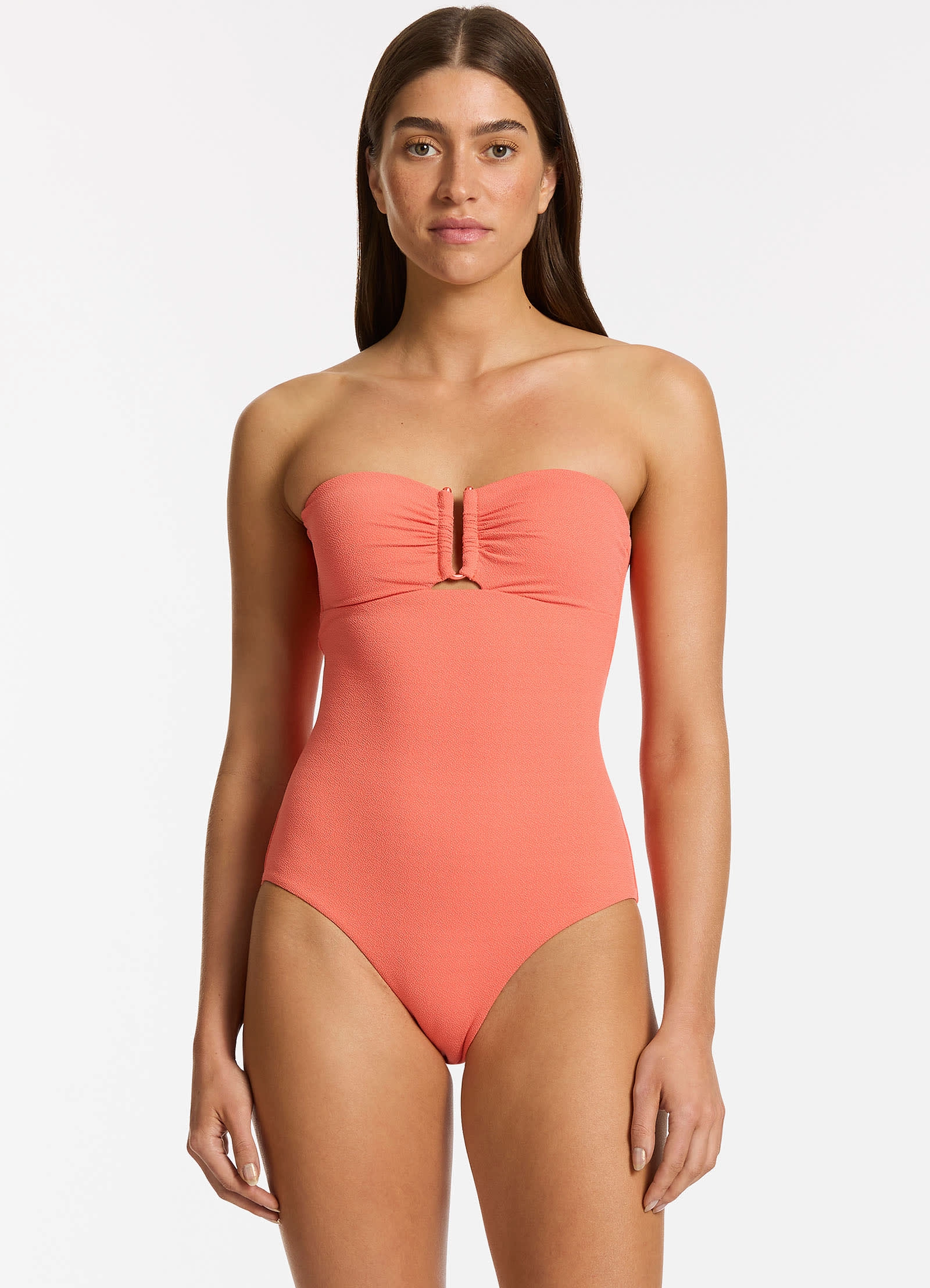 Alessia Bandeau One Piece - Guava