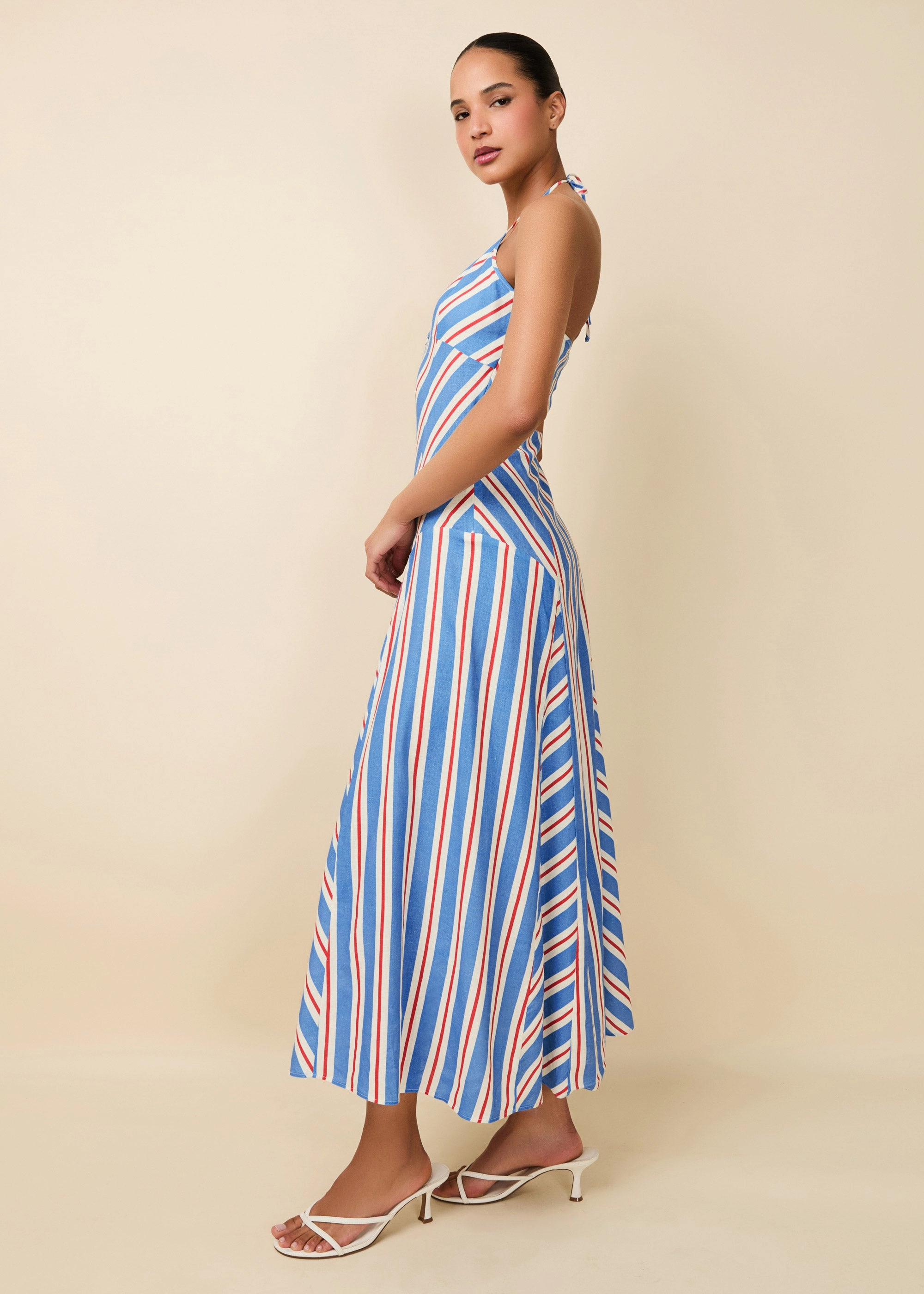 Alessio Dress Americana Stripe