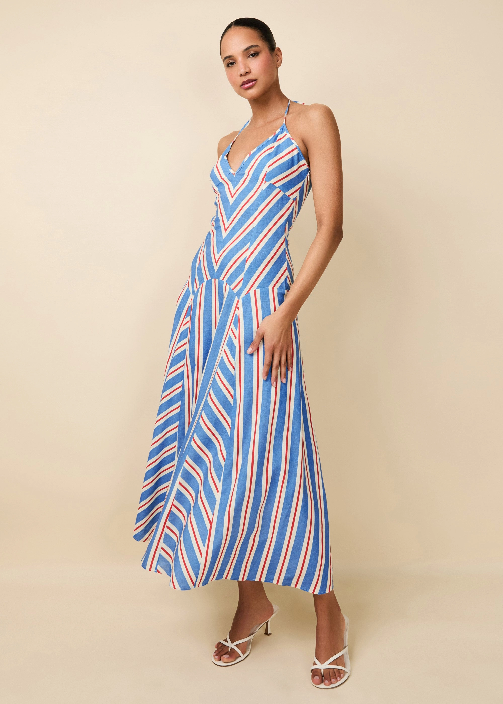 Alessio Dress Americana Stripe