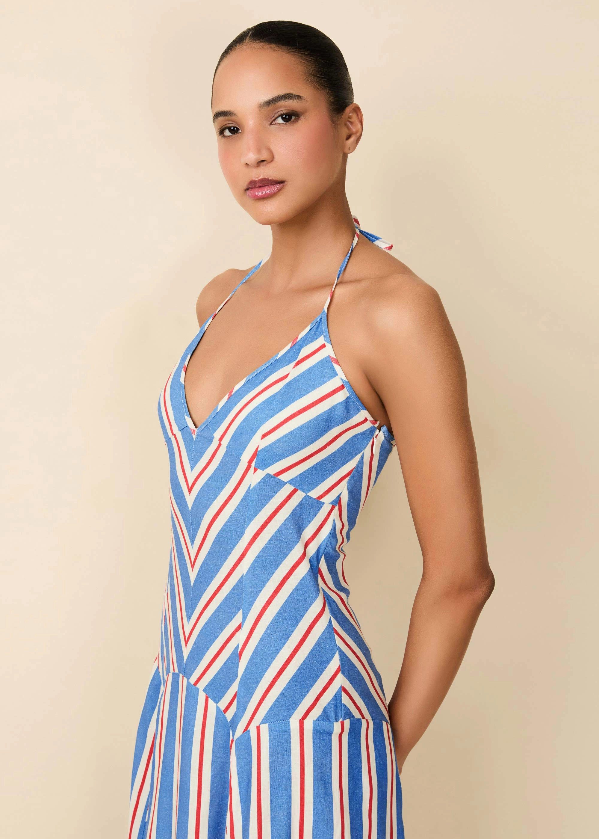 Alessio Dress Americana Stripe