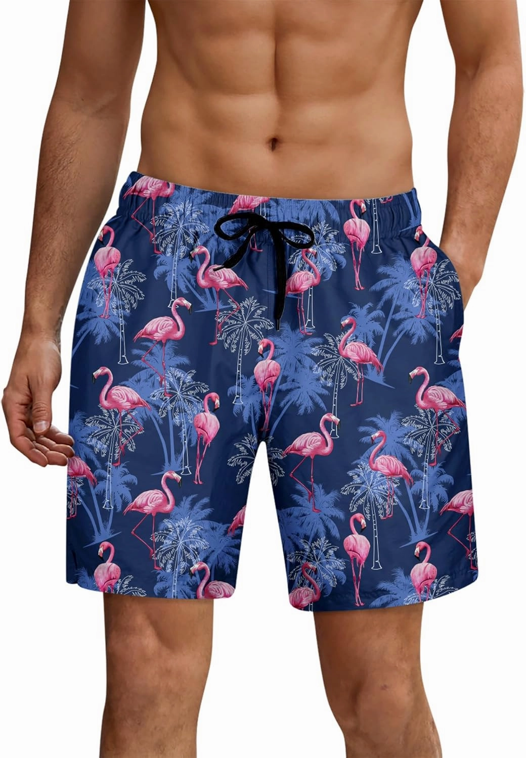 ALISISTER Mens Swim Trunks with Compression Liner Bathing Suit Summer Swimming Shorts