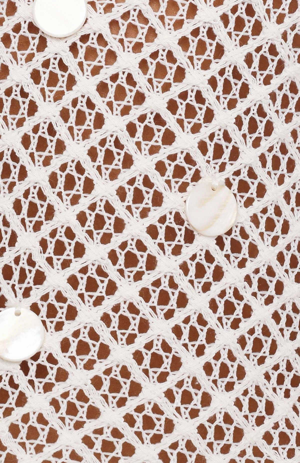 Amalfi Daydream Crochet Mini Dress White