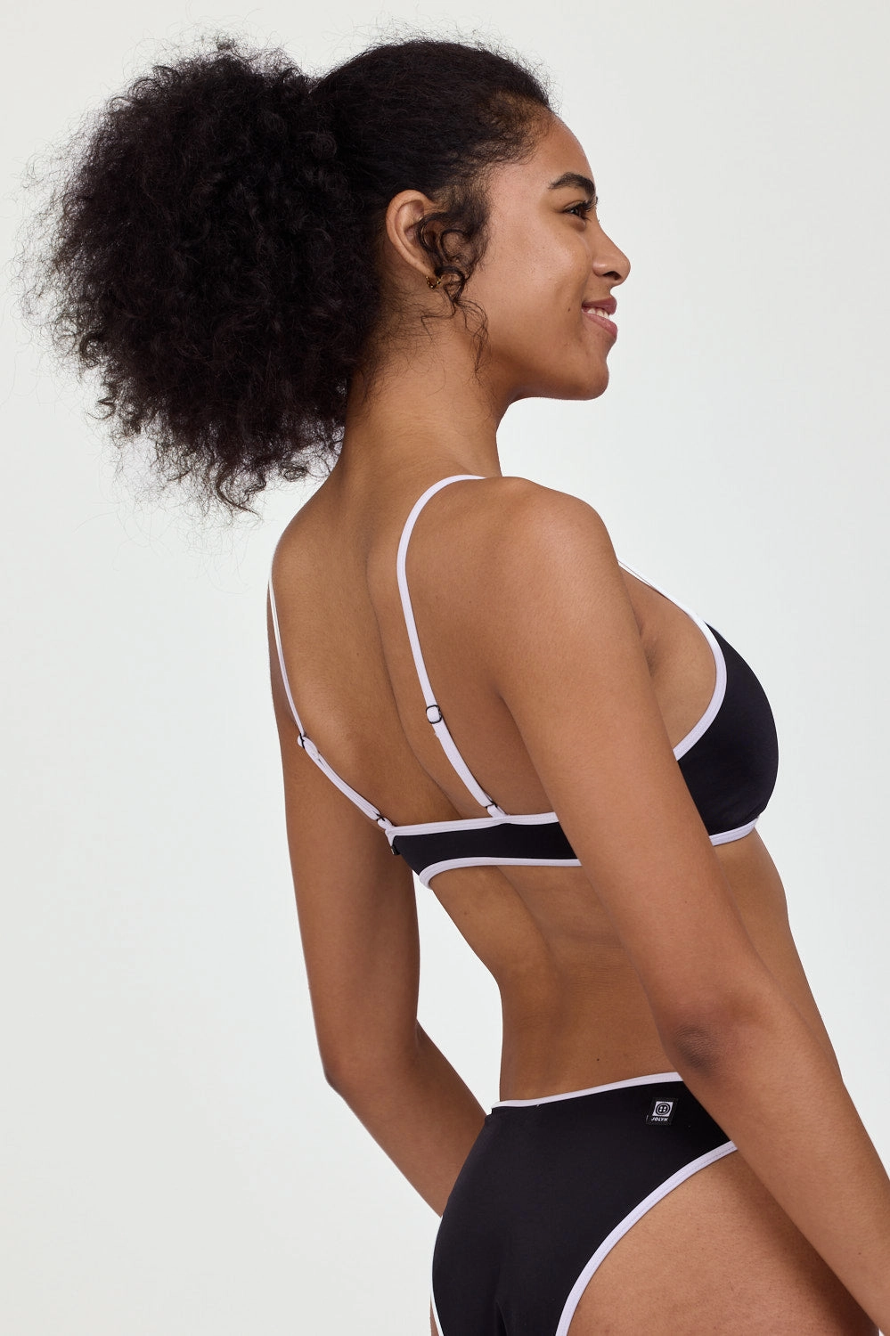 Amanda Bikini Top - Black & White