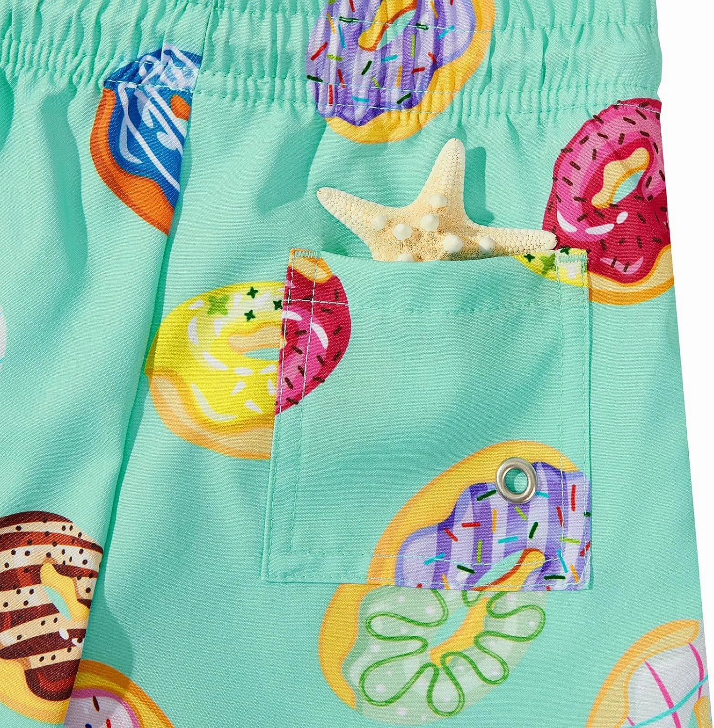 American Trends Boys Swim Trunks Toddler Swim Shorts Bathing Suit Kids Swimsuit Youth Swimwear