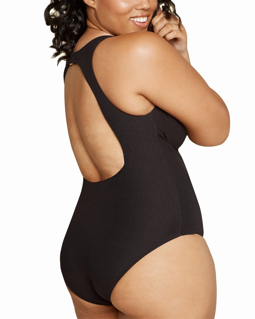 Andie The Catalina Ribbed One-Piece Tankini