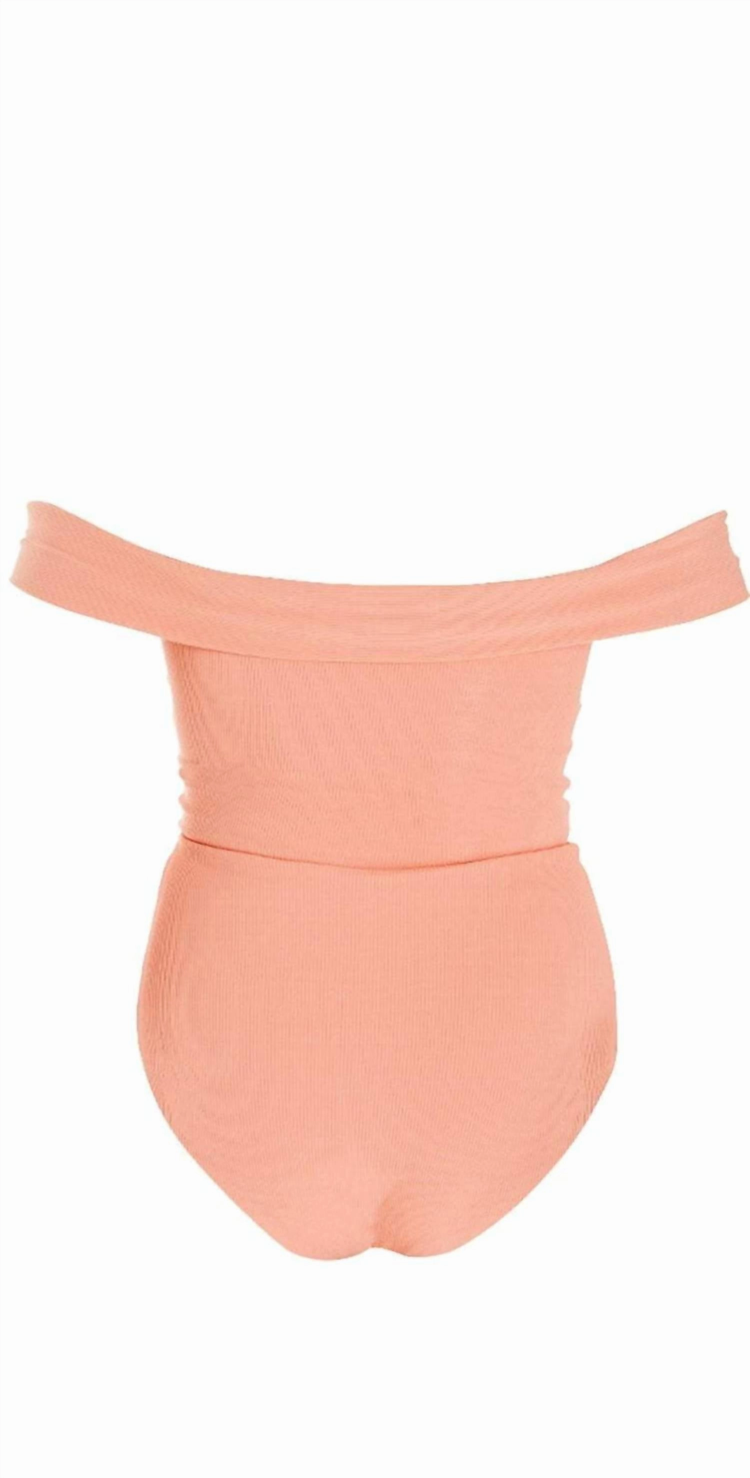 Anja One Piece In Tropical Peach