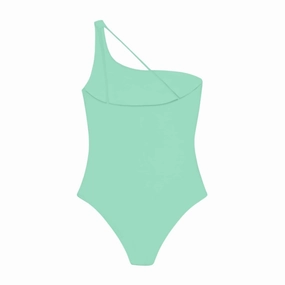 Apex One Piece Bathing Suit In Mint