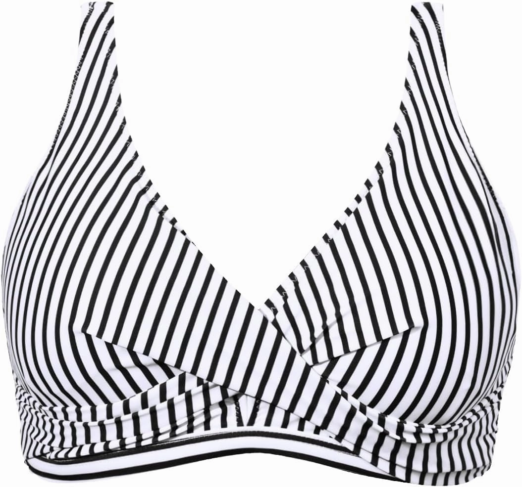 Aqua Eve Women Full Coverage Bikini Top No Bottom Push up Swimsuits Top Sport Bra Bathing Suits Tops