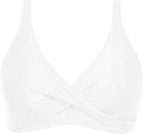 Aqua Eve Women Full Coverage Bikini Top No Bottom Push up Swimsuits Top Sport Bra Bathing Suits Tops