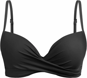 Aqua Eve Women Underwire Bikini Top Only - 2025 Push Up Swim Top Padded Bra Swimsuit