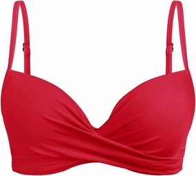 Aqua Eve Women Underwire Bikini Top Only - 2025 Push Up Swim Top Padded Bra Swimsuit