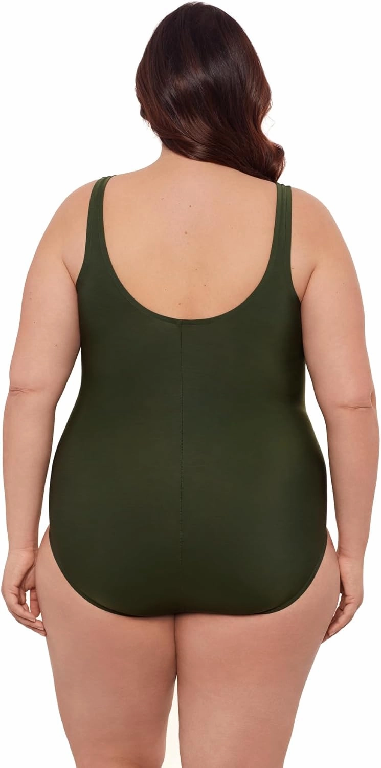 Aqua Green Women's Cinched V-Neck Shirred 1pc