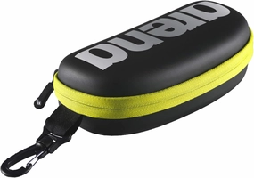 Arena Unisex Swim Goggle Case For Swimming Goggles, Protective Hardcover Carrying Case With Clip, Multiple Colors