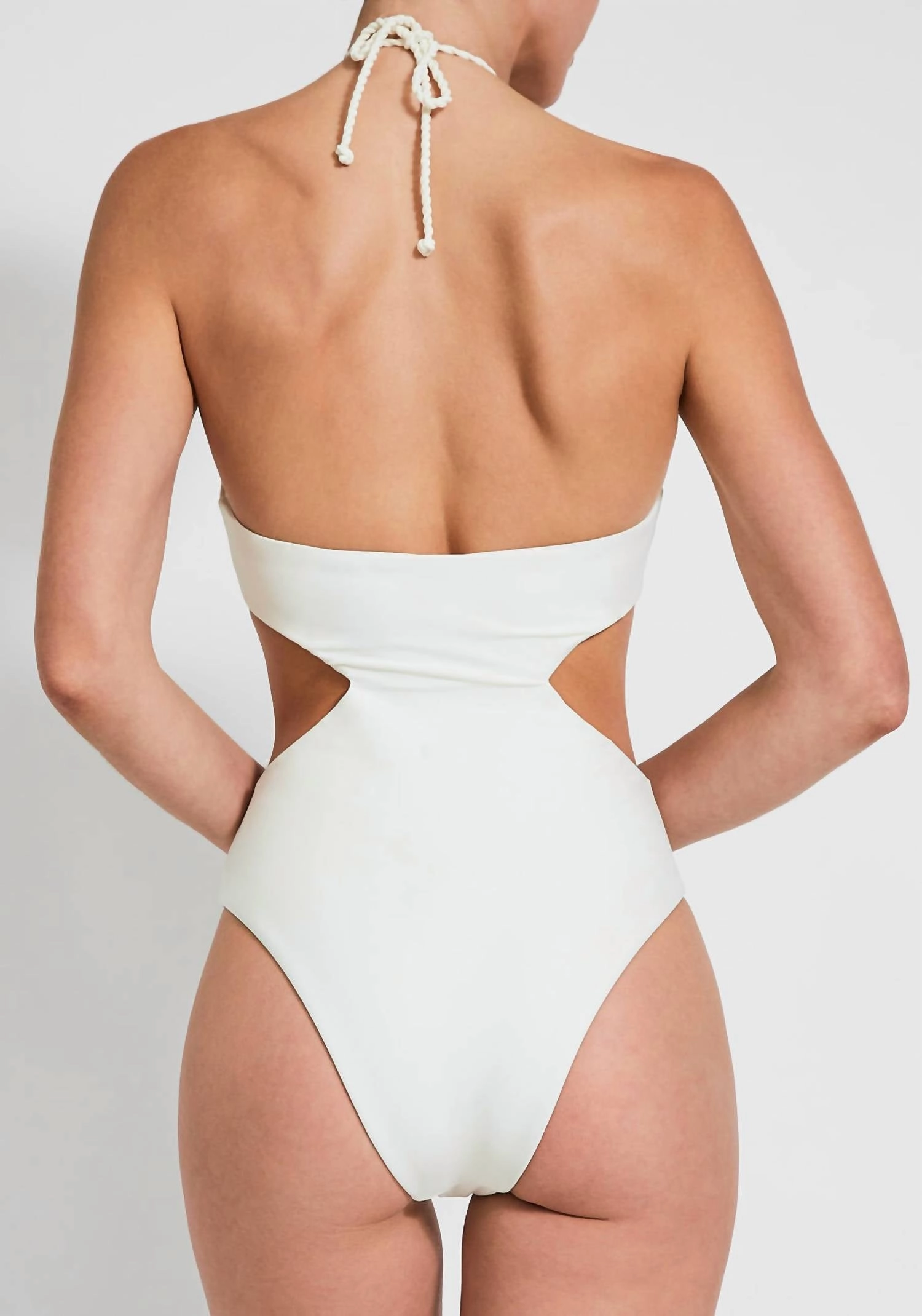 Aspen Full Piece Swimsuit In Off White