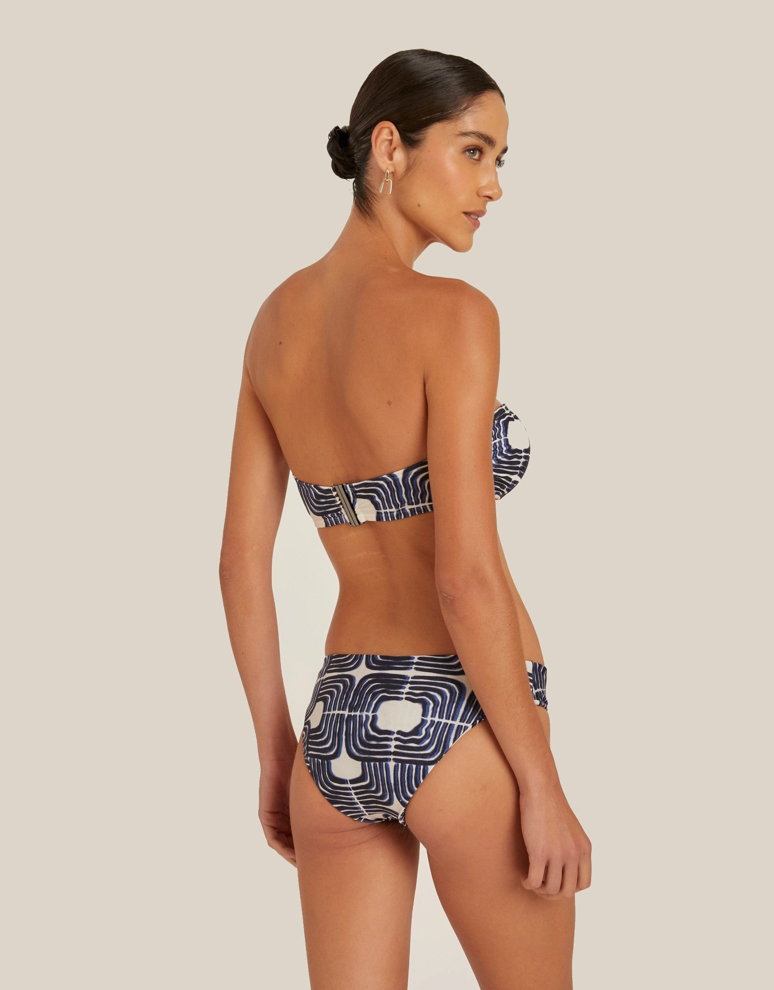 Bandeau Bikini Top Paros Print