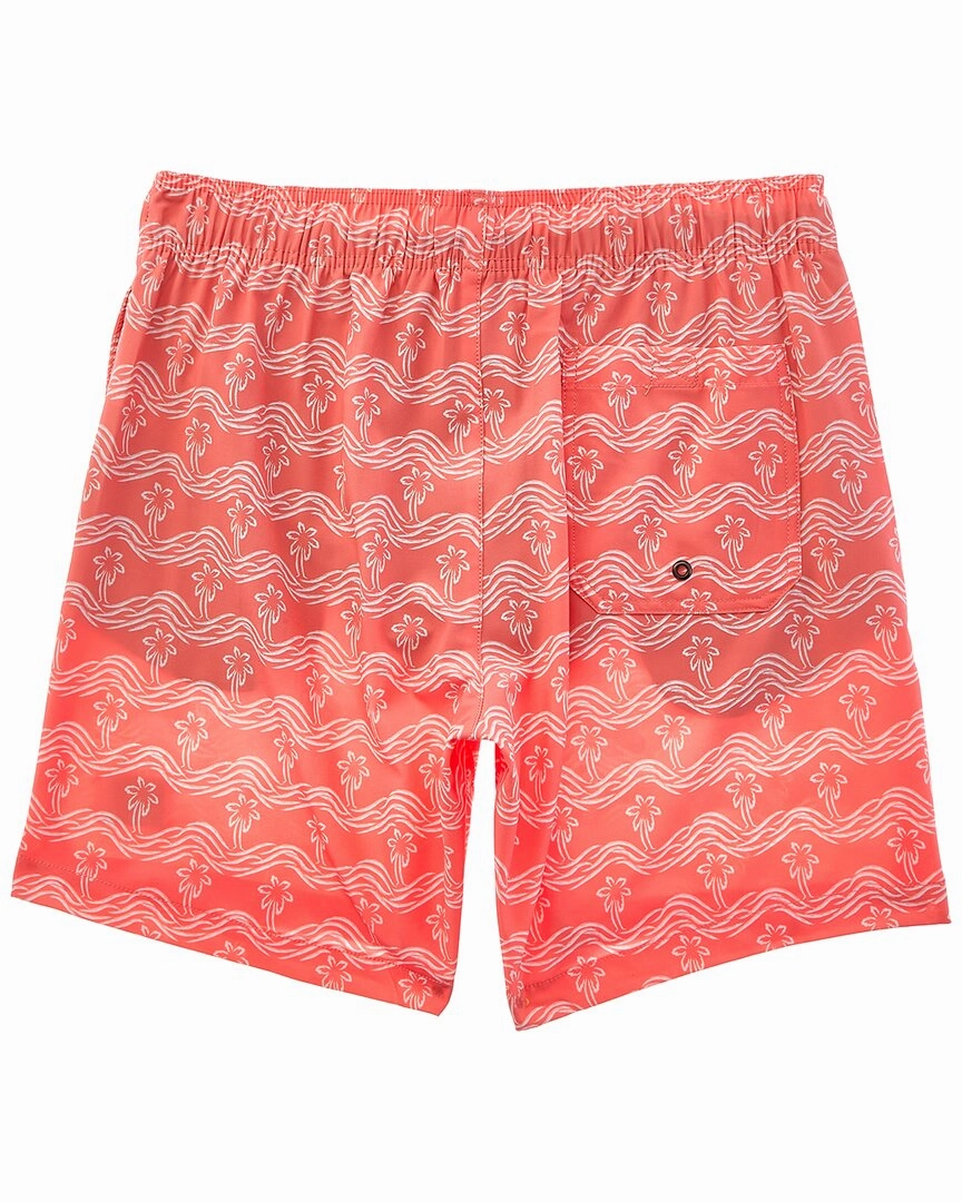 Beach Bros Brush Palm Waves Swim Short