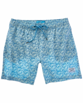 Beach Bros Small Field Of Daisies Swim Trunk