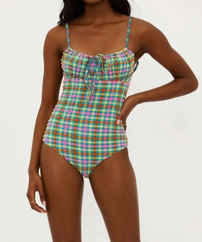 Betsy One Piece In Sunny Side Gingham