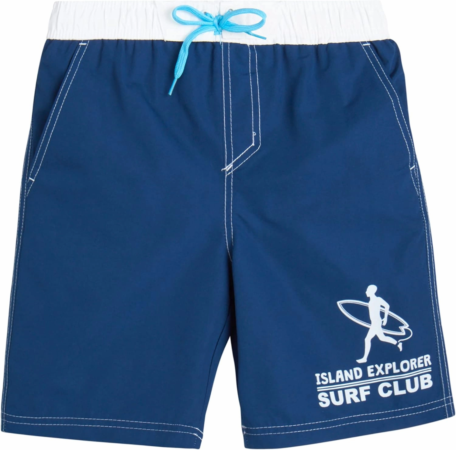 Big Chill Boys Rash Guard Set - 2 Piece UPF 50  Quick Dry Short Sleeve Swim Shirt and Swim Trunks for Boys (Sizes: 4-14)