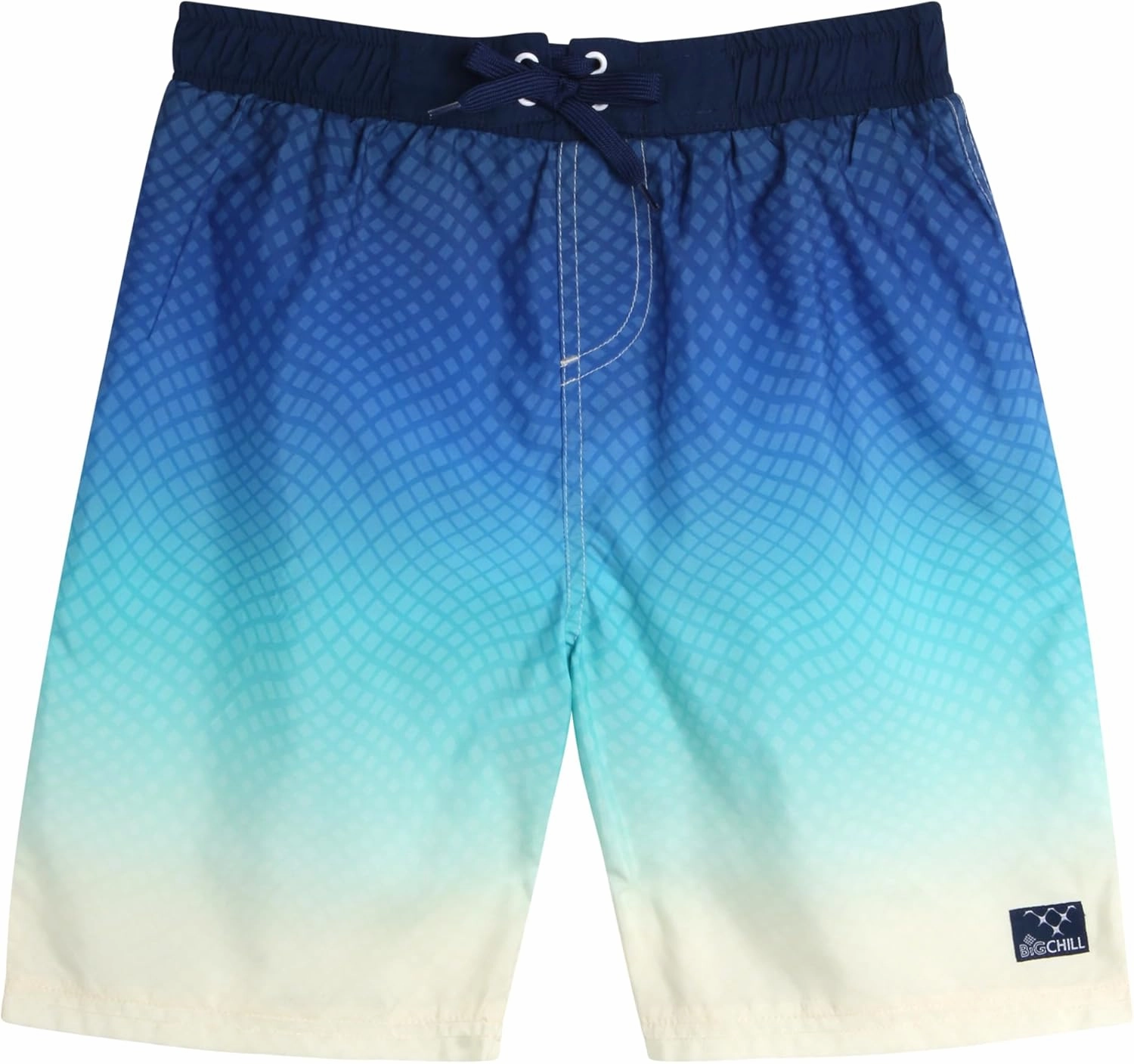 Big Chill Boys Rash Guard Set - 2 Piece UPF 50  Quick Dry Sun Protection Swim Shirt and Swimming Trunks (Sizes: 4-14)
