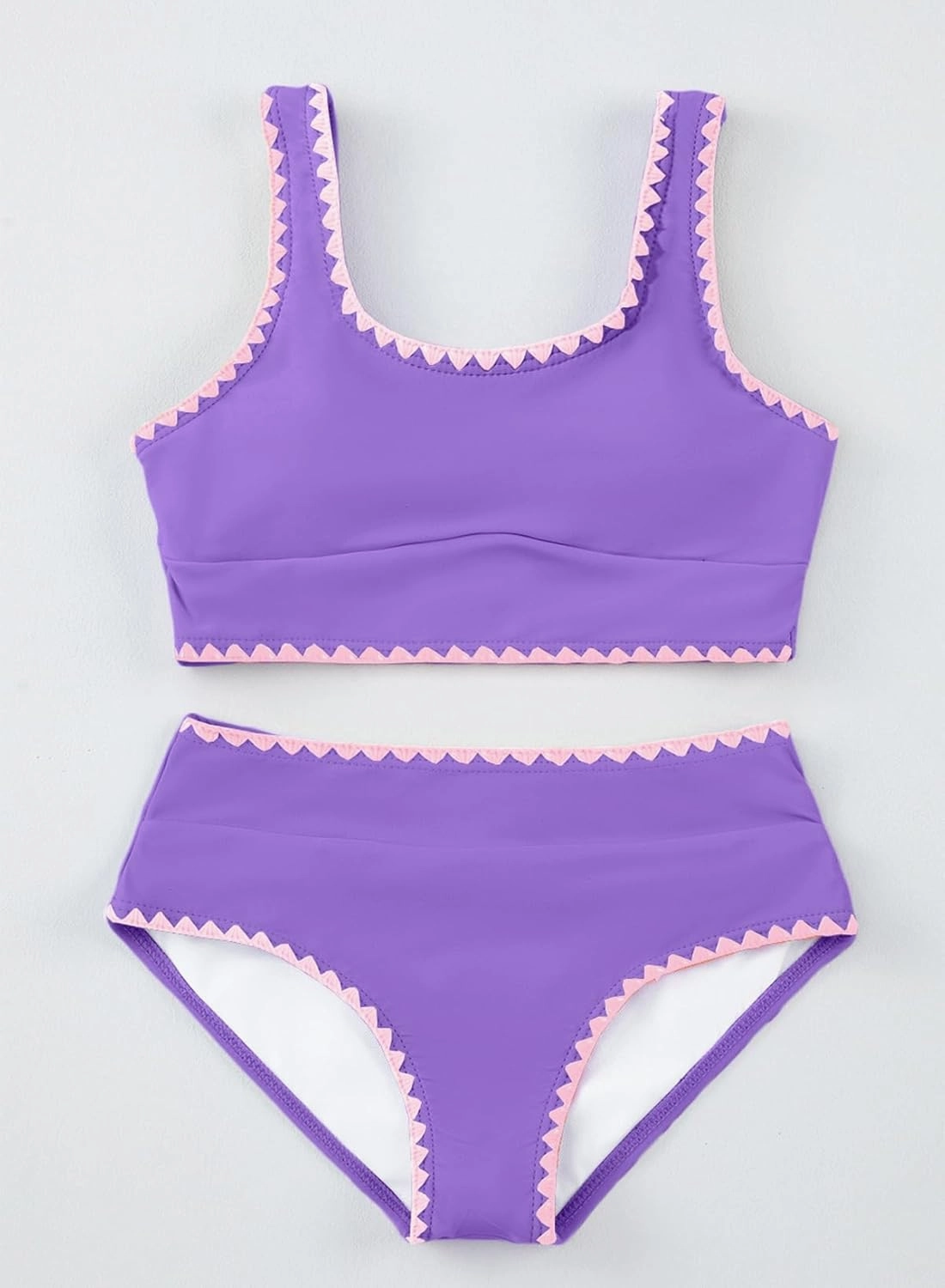 blibean Teen Girls Swimsuits Two Piece Bikini Sets with Chest Pad Size 6-15 Years