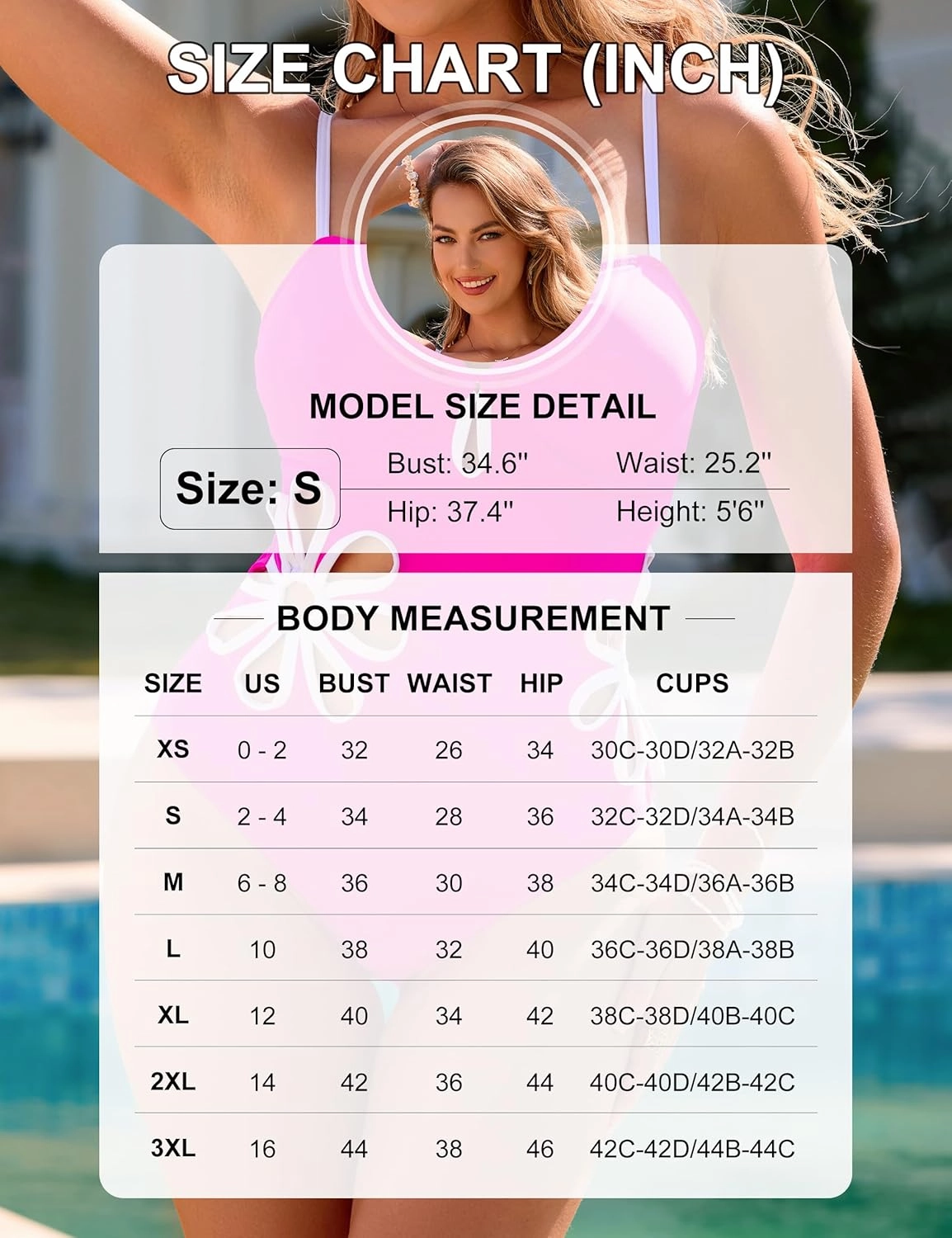 Blooming Jelly Women's One Piece Swimsuit Slimming Color Block High Cut Bathing Suit Cheeky Floral Cutout Swimwear