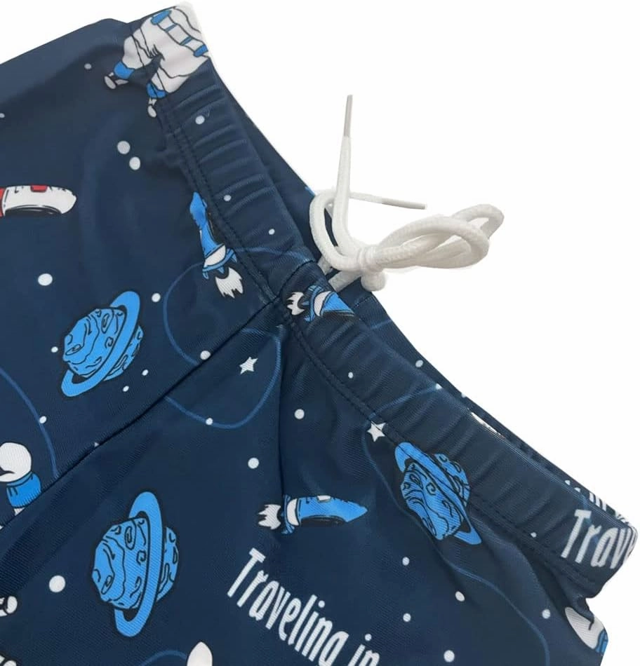 Boy Swim Set, 3 Pieces Set Swim Shirt   Swimming Shorts   Swimming Cap