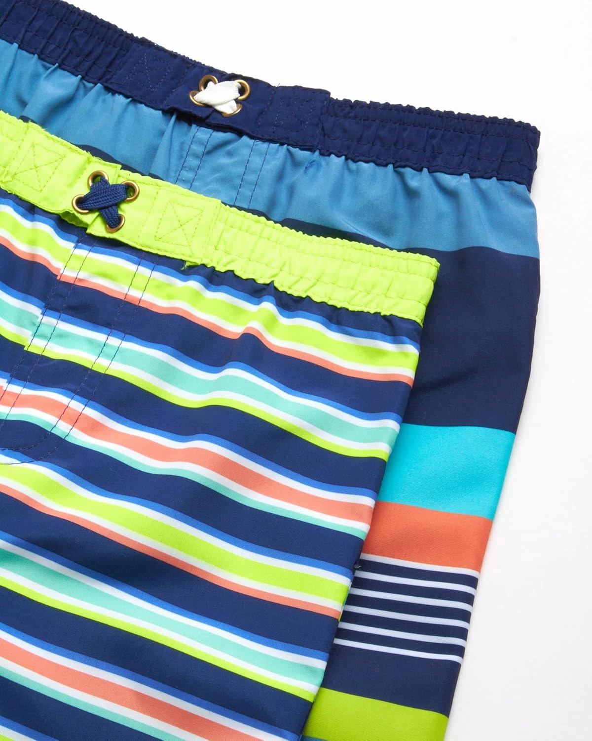 Boys Swim Set - 4 Piece Board Shorts Swim Trunks Long Sleeve Rash Guard for Boys Kids Swimwear (Sizes: 5-12)