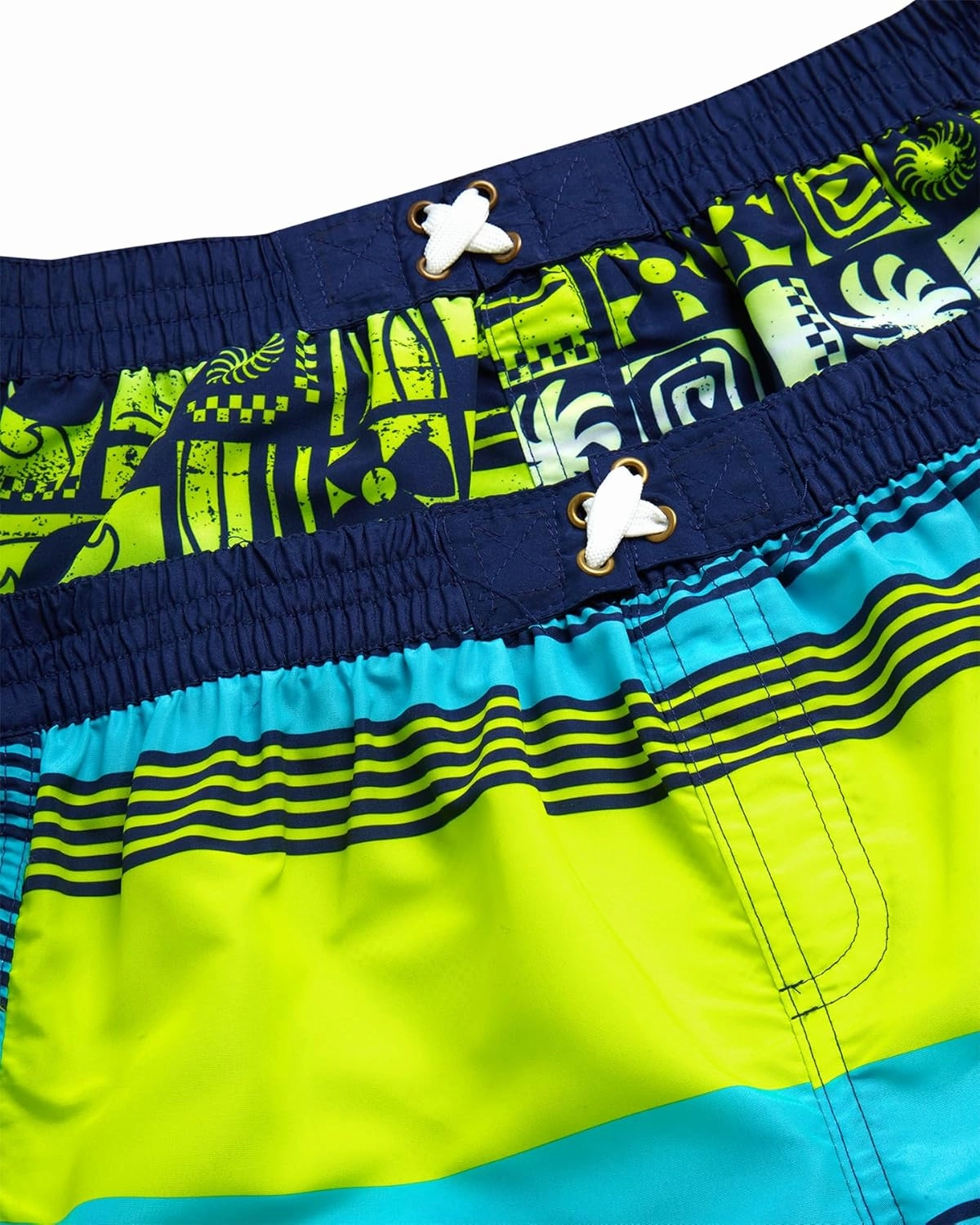 Boys Swim Set - 4 Piece Board Shorts Swim Trunks Long Sleeve Rash Guard for Boys Kids Swimwear (Sizes: 5-12)
