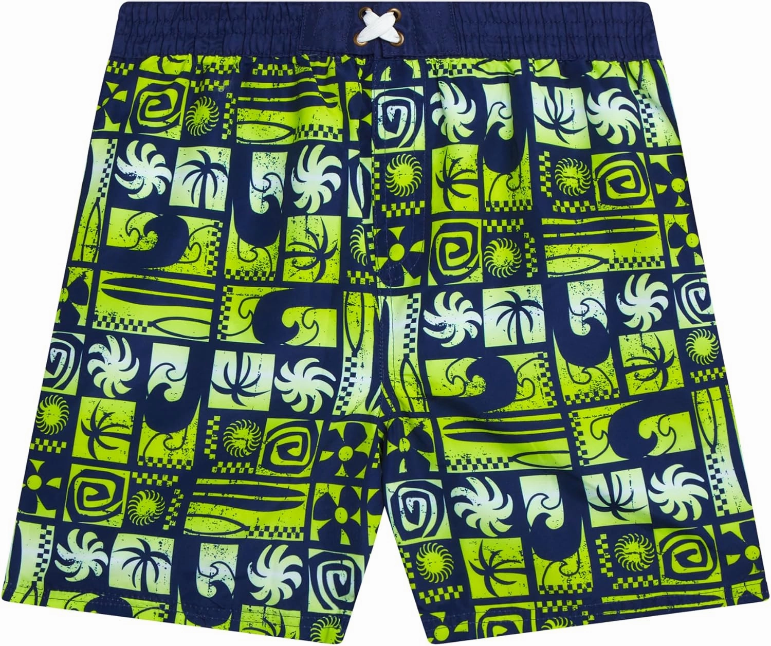 Boys Swim Set - 4 Piece Board Shorts Swim Trunks Long Sleeve Rash Guard for Boys Kids Swimwear (Sizes: 5-12)