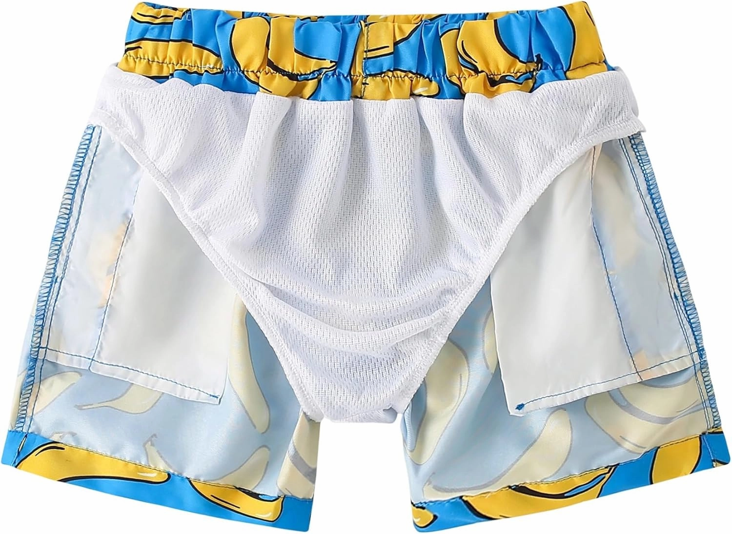 Boys Swim Trunks Toddler Broad Swim Shorts Quick Dry Kids Bathing Suit Boy Swimsuit Set with Pockets