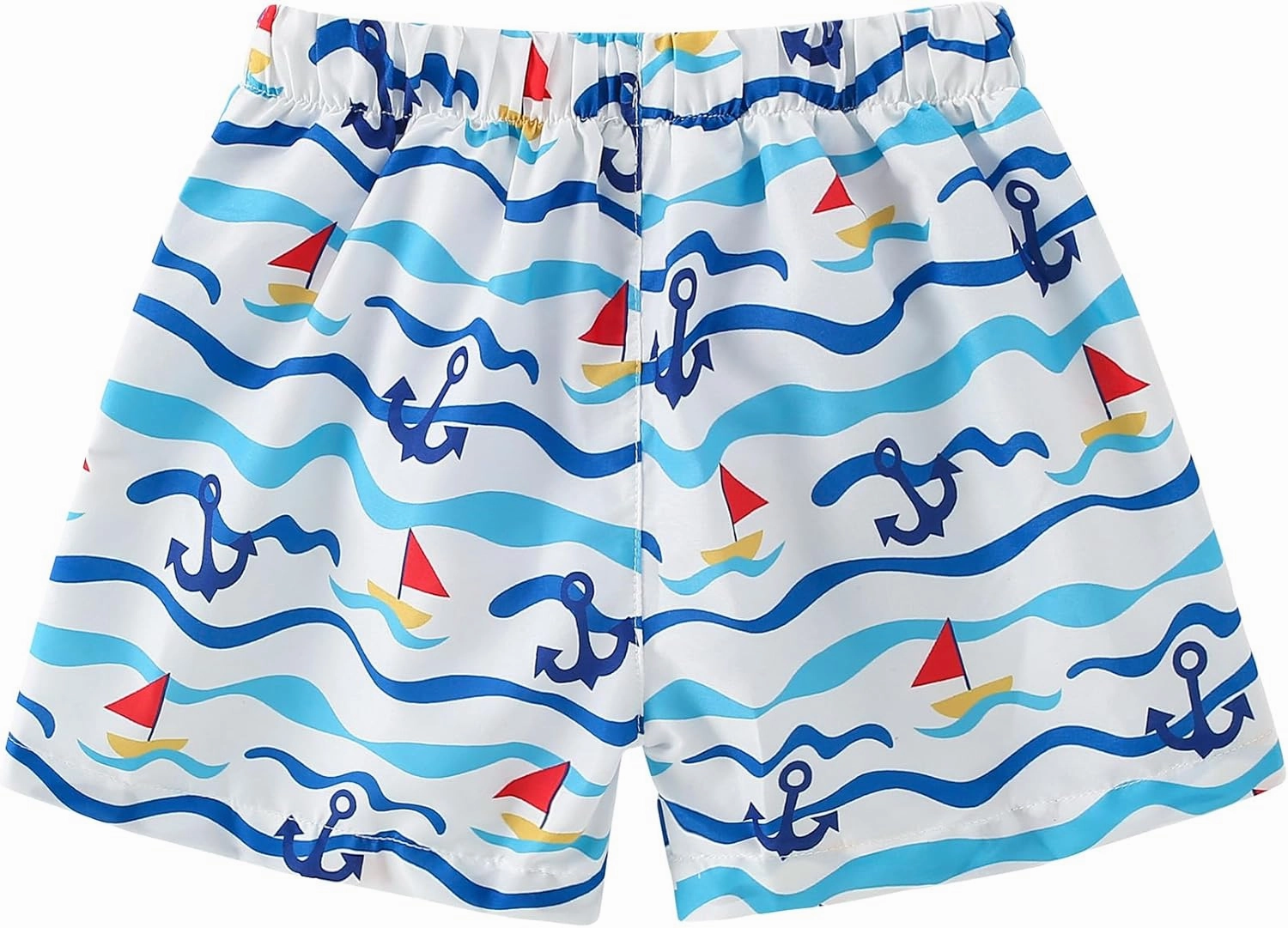 Boys Swim Trunks Toddler Broad Swim Shorts Quick Dry Kids Bathing Suit Boy Swimsuit Set with Pockets