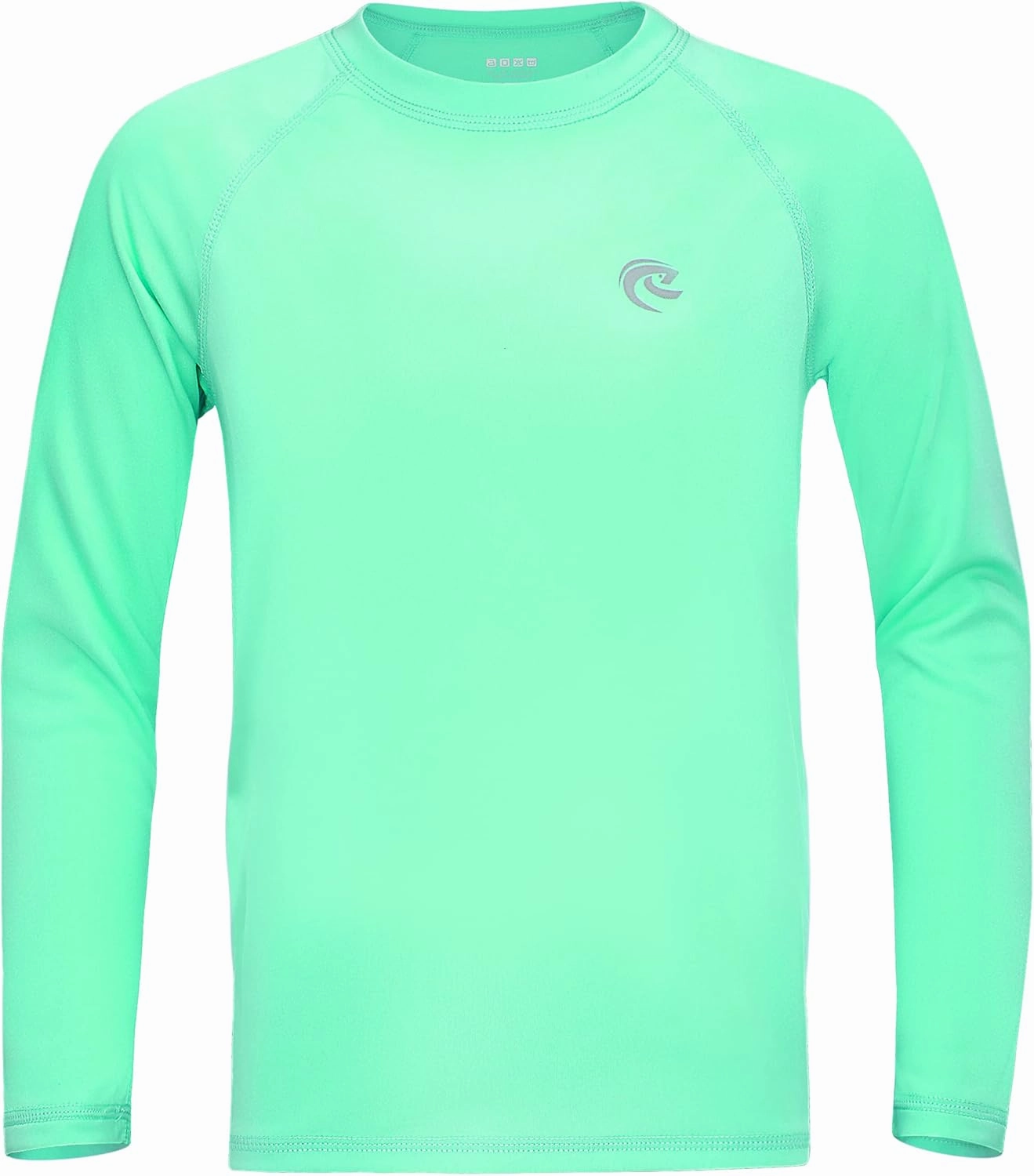 Boys UPF 50  Swim Shirt Long Sleeve, 1 or 2 Pack UV Sun Protection Rash Guard, Youth Kids SPF Water Shirts for Beach Surf