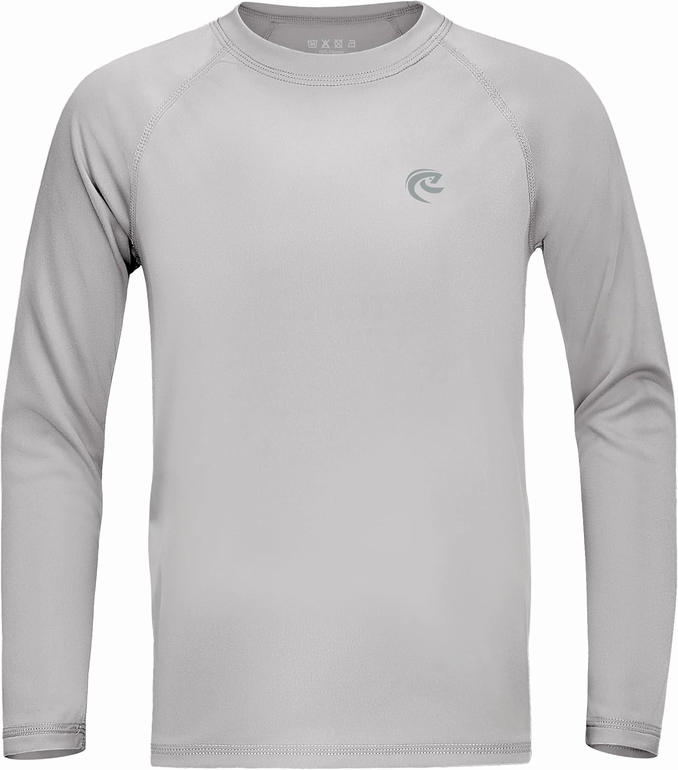 Boys UPF 50  Swim Shirt Long Sleeve, 1 or 2 Pack UV Sun Protection Rash Guard, Youth Kids SPF Water Shirts for Beach Surf