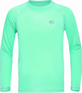 Boys UPF 50  Swim Shirt Long Sleeve, 1 or 2 Pack UV Sun Protection Rash Guard, Youth Kids SPF Water Shirts for Beach Surf