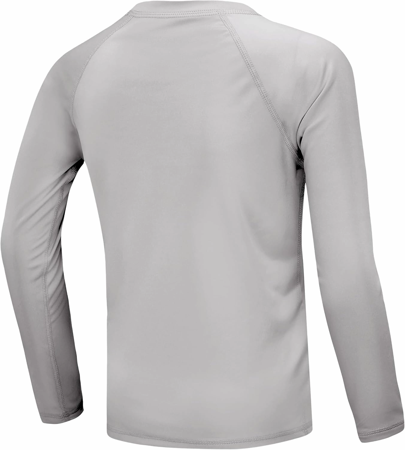 Boys UPF 50  Swim Shirt Long Sleeve, 1 or 2 Pack UV Sun Protection Rash Guard, Youth Kids SPF Water Shirts for Beach Surf